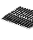 Mr. Pen- Drawing Pens for Artists, 0.1mm, 12 Pack, Black Artist pens