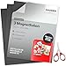 Produktbild GAUDER Magnetfolie selbstklebend (extra groß) | Magnetische Folie schwarz | Magnetklebefolie für Fotos & mehr (3 Stück)