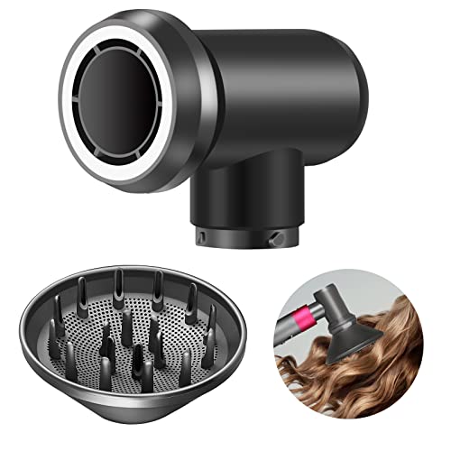 waxworq Diffuser & Adaptor for Dyson Airwrap Attachments, Diffuser Hair Dryer for Converting Curling Iron Styler to A Hair Dryer