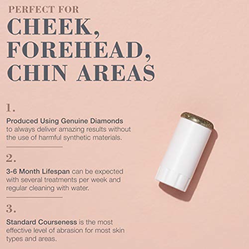 Trophy Skin Standard Diamond Tip - Compatible With Any Trophy Skin Microdermabrasion Machine - Professional-Quality Home Spa Kit Accessory - Rejuvenate And Exfoliate Skin With Real Diamonds #TOP2