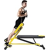 Banco Multifuncional De Mancuernas, Silla Romana, Banco Romano,Silla De Fitness,Elevador De Cintura De Cabra, Abdominales,Equipo De Aptitud Física, Entrenamiento Muscular Central For Hombres Y Mujeres