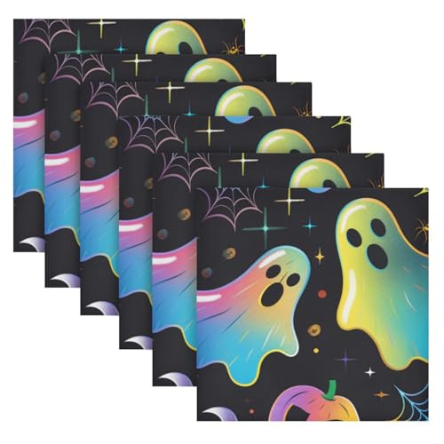 Servilletas de tela multicolor 20x20 pulgadas pack 6 miniatura 2