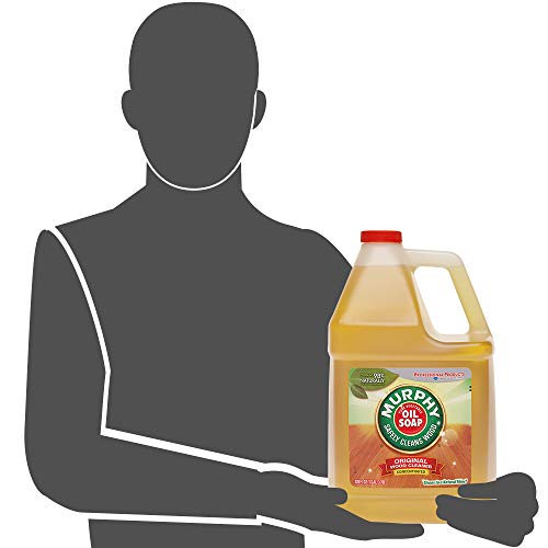 MURPHY OIL SOAP Wood Cleaner & Hardwood Floor Cleaner (128 Fluid Ounces | Case of 4), Concentrated Formula, Original, Multi-Use Natural Wood Cleaner and Furniture Polish - Thumbnail 4