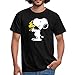 Spreadshirt® Peanuts Snoopy Et Woodstock T-Shirt Homme, 3XL, Noir
