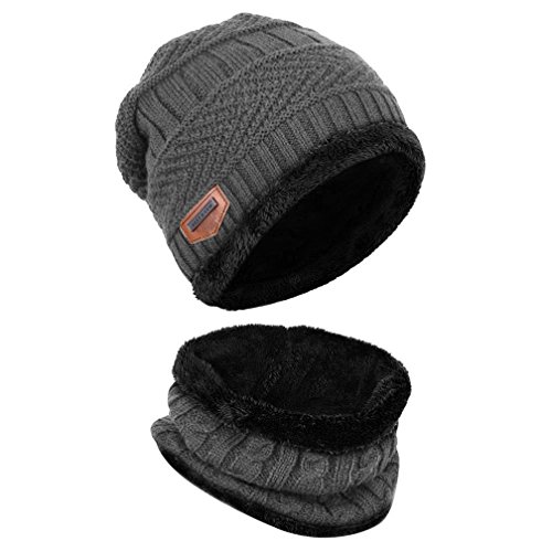 GANA Cappello Invernale Uomo, Cappello Sciarpa |