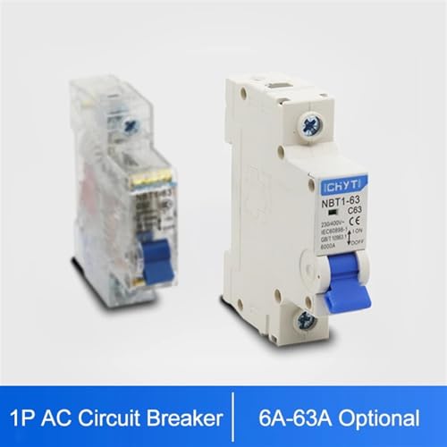 Interrupteur à air miniature avec coque transparente disjoncteur 1P 220V - 2