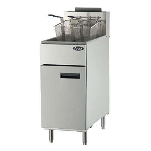 Atosa USA ATFS-40 Heavy Duty 40 LB Stainless Steel Deep Fryer - Propane by Atosa USA