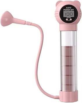 Counter Abdominal Muscle Trainer Breathing Exercise Device Deep Breathing Dumbbell Lung Capacity with Counter Pink