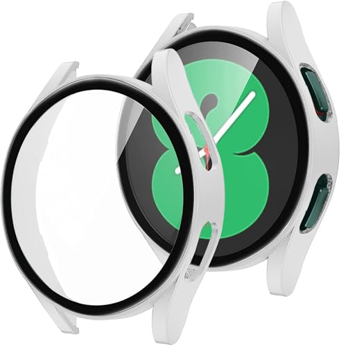 Étui en verre Samsung Galaxy Watch 4 5 GUMMMY coque PC 44mm 40mm