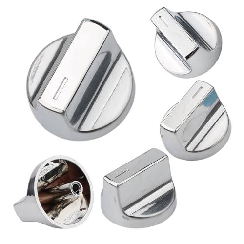 POCPUNAB W10850010 Stove Knobs Replacement for Whirlpool Gas Stove W11366438 Range Cooktop Knob W11084623 Compatible with Whirlpool Oven Burner Control Knobs Appliance Accessories, 5 Pack
