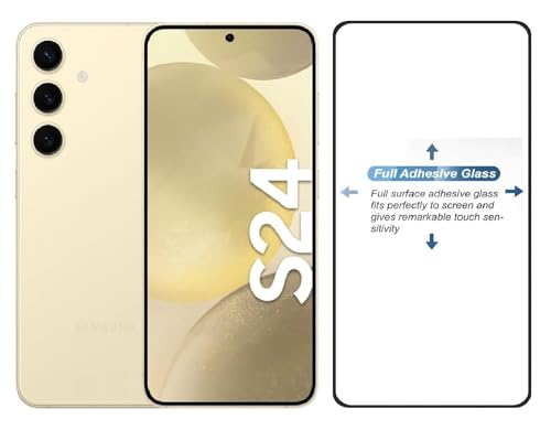 Image of 100FIT Tempered Glass For Samsung Galaxy S24 5G With Full Glue Edge To Edge Coverage And Easy Installation Kit