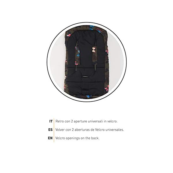 Nuvita 9845 Junior Carry On Universal Footmuff Fußsack 2-in-1 für Kinderwagen, Buggys, Fusssack Babyschale, Autositz… – Bild 4