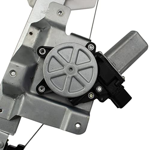 Image of TRQ Front Passenger Side Power Window Motor and Regulator Assembly Power One Touch Anti Pinch Compatible with 2007-2013 Acura MDX