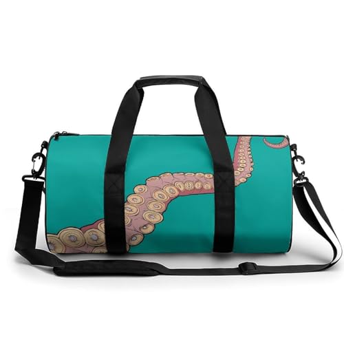 Sac de sport pieuvre 45x23x23cm - Grand sac de voyage et week-end imperméable