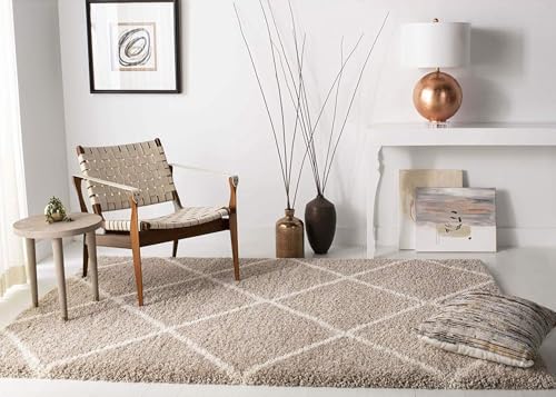 Image of Solid Shaggy Rugs and Carpet for Bedroom Living Room 2x6 Feet M-24