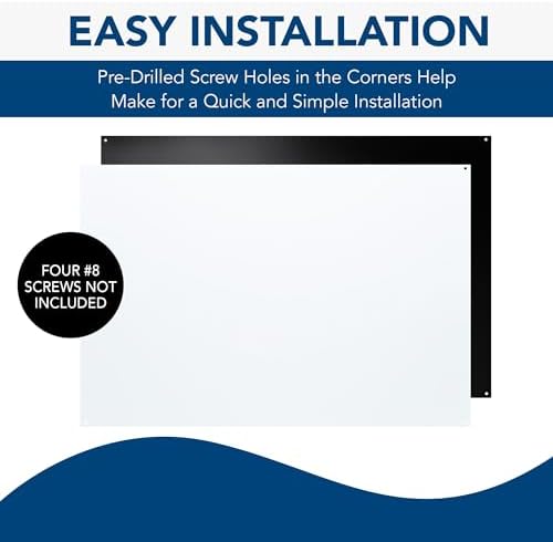 Broan-NuTone, SP300224, Reversible Backsplash Splatter Guard and Cooking Shield, Range Hood Accessories to Keep Kitchen Clean, 30" x 24", Black and White, 1 - 4