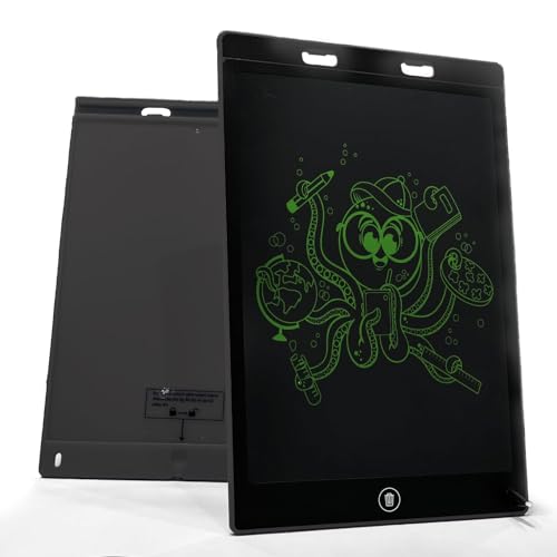 Image of Magic Slate Tab 12 inch LCD Writing Tablet with Stylus Pen for Drawing Handwriting Playing by Kids Girls Boys & Adults Re-Writable Pad Best Birthday Gifts