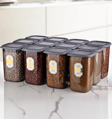 Image of Food Storage Containers Airtight Set, 1000ml (Pack of 12)