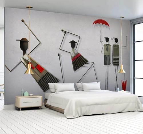 Papier peint 3D grand format XLMING pour décorer un mur de TV
