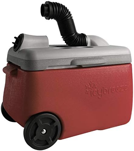 IcyBreeze v2 Portable Air Conditioner & Cooler with 12v Power Supply (Battery Not Included) (Molten Red)