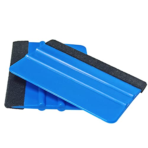 2 Pieces Wallpaper Smoothing Tool, Vehicle Vinyl Felt Squeegee Window Tint Film Tool for Peel and Stick Wallpaper (blue) - Image 6