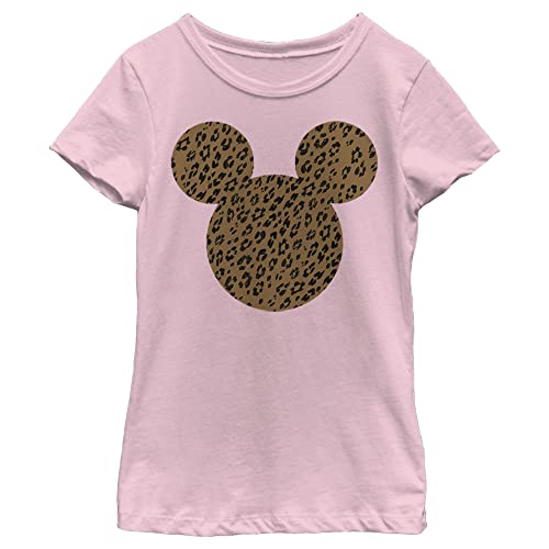 Disney Characters Cheetah Mouse Girl's Heather Crew Tee