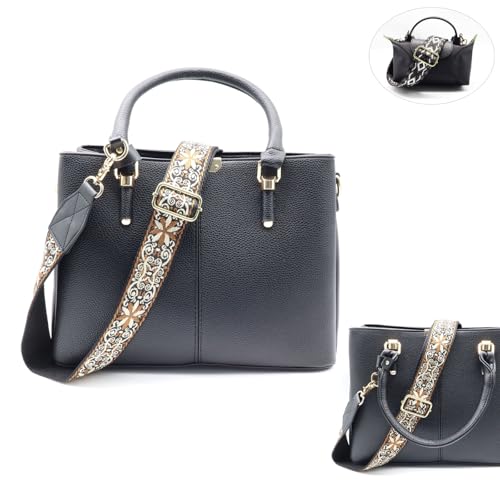 Image of LEMEDE Purse Strap Replacement Crossbody 1.5 inch Wide Shoulder Strap Adjustable Straps Handbag Strap Replacement Belts