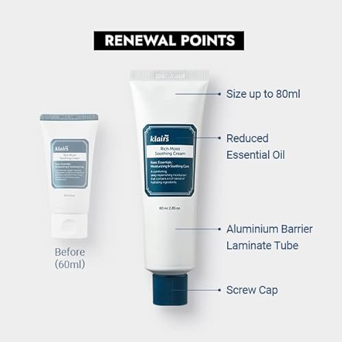 Dearklairs] Rich Moist Soothing Cream, For Sensitive Skin (0.67) #TOP4