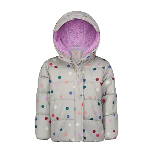 Image of Carter's Girls 2-Piece Snowsuit Puffer Jacket and Skibib Snow Pants Toddler and Big Kids