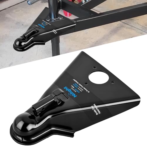 Nilight 14,000LBS A-Frame Trailer Coupler fits 2-5/16 Inch Hitch Ball for Towing RV, Boat, Camper, Class IV, Powder Coated Black