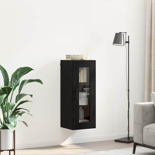 Armario de madera para ahorrar espacio con puerta de cristal para baños y estancias pequeñas 5