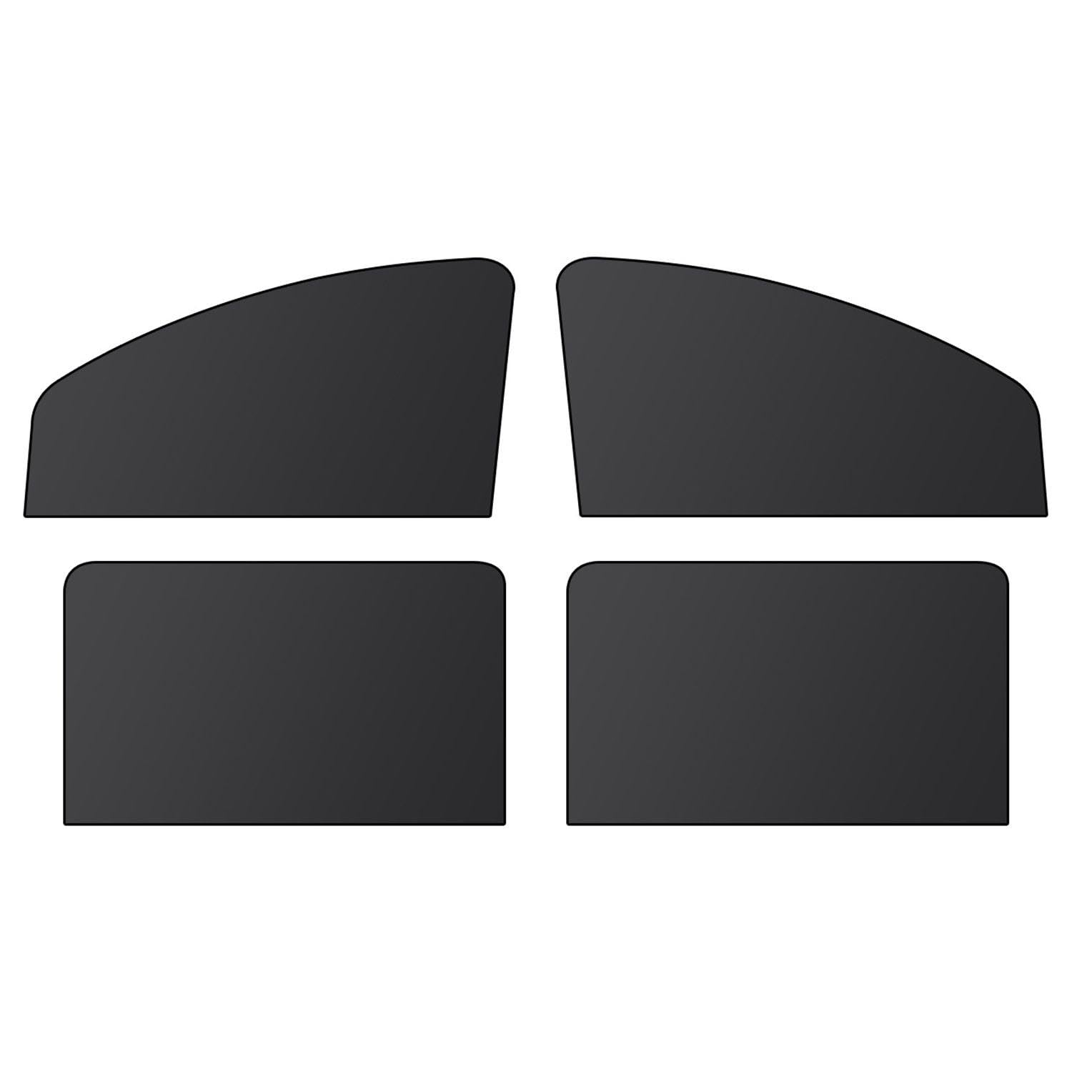4 Pezzi Parasole Per Auto, Parasole Magnetico Per Auto, Parasole, Tende Isolanti Per La Privacy Dell'Auto, Parasole Per Finestrino Laterale, Coperture Nere Per Finestrino Dell'Auto