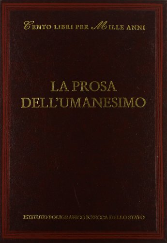  La prosa dell\'Umanesimo