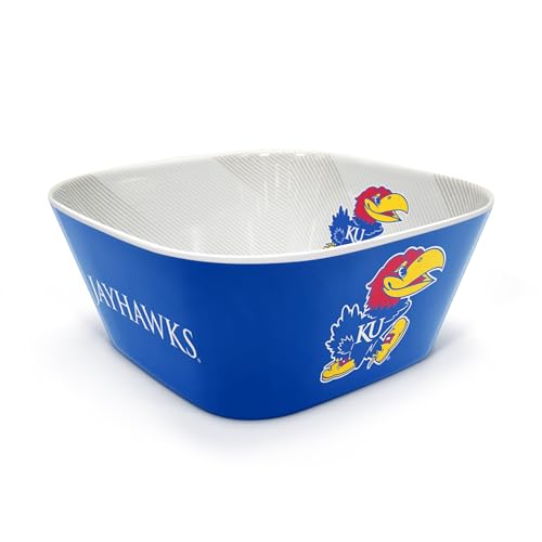 Image of YouTheFan NCAA Kansas Jayhawks Large Party Bowl