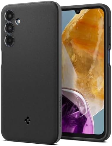 Spigen Essential Sand Blast Case for Samsung Galaxy M15/F15 5G, Black