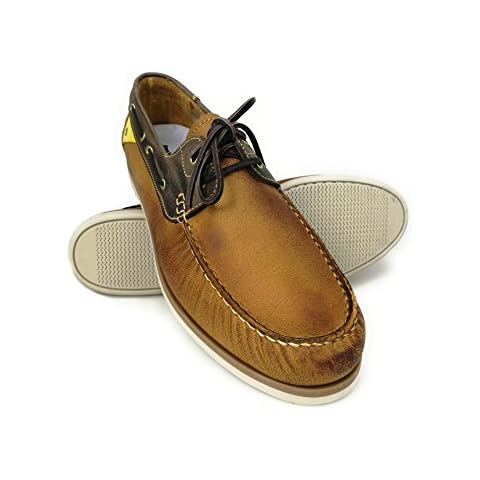 Chaussures Bateau Zerimar en Cuir Cover