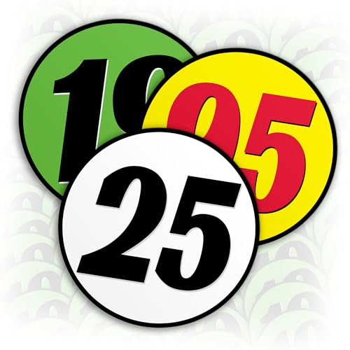 Custom Circular Racing Number with Outline Sticker Personalized Old School