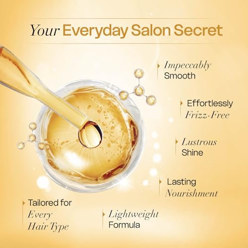 Image of Yuthika Professional Vertix Revitalize Hair Serum 100ml with Linseed & Argan Oil for Dry, Frizzy, Curly & Wavy Hair for Women & Men