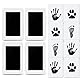 Baby Handabdruck und Fußabdruck Set - 4pcs Handabdruck Baby Tintenloses Stempelkissen, Pfotenabdruck Set Hund, Pfotenabdruck Set Katze, Geschenk für Haustiere Besitzer