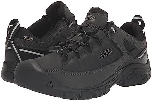 KEEN Men's Targhee 3 Low Height Waterproof Hiking Shoes, Triple Black, 11 | Image 6