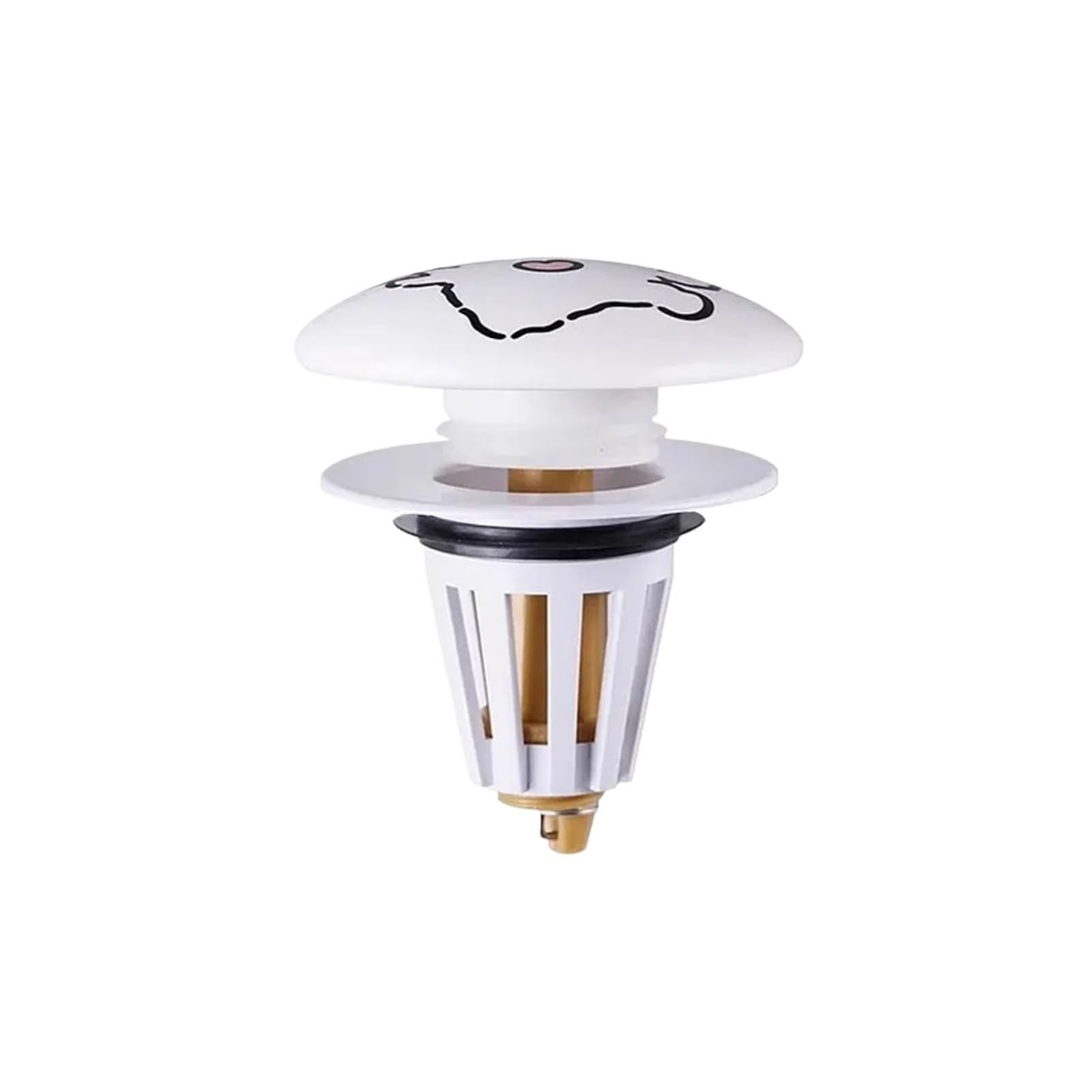 3pcs Washbasin Sink Drain Plug, Press-Type, Bounce Core Floor, Bathroom Clogging Filter For Kitchen