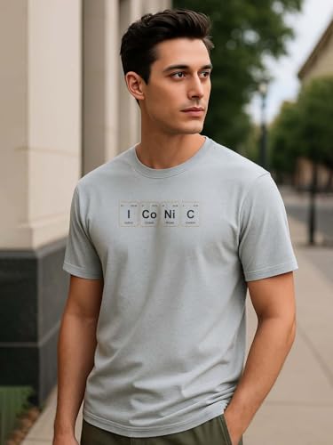 Image of Nobero 100% Cotton T Shirts for Men Stylish | Regular Fit | Graphic Printed T Shirts for Men 180 GSM Combed Cotton | Round Neck Half Sleeve