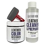 Leather Hero Leather Color Restorer Repair Kit- Refinish, Recolor, Renew Leather & Vinyl Sofa,...