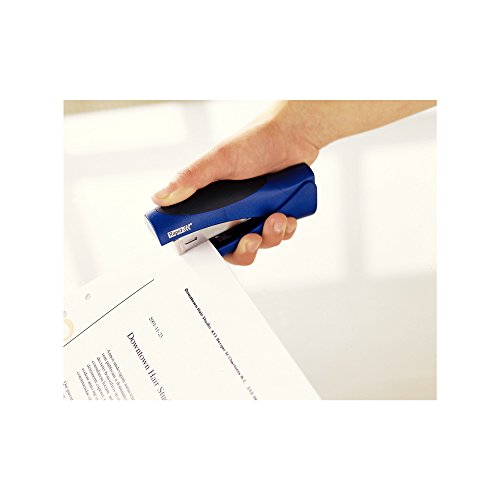 Rapid 20679831 Ultimate Nxt Stand Up Stapler, Metal And Rubber Body, Blue, Titanium 20 Sheet Capacity #TOP1