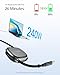 SOOPII USB C to USB C Cable, 240W Retractable USB C Fast Charging Cable with Mag Snap Storage, 5-Stage Length Preset Type C Cable for lPhone 16/15 Pro Max, Galaxy S25/24 (Black 3.3FT)