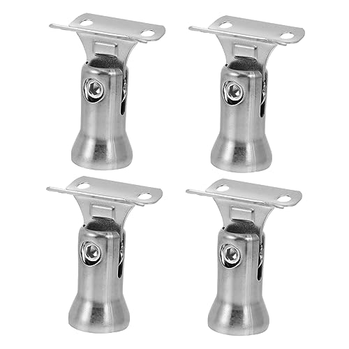 iplusmile 4 Piezas Soporte de Barandilla de Inoxidable Estable y Resistente para Escaleras Instalación y Decorativo