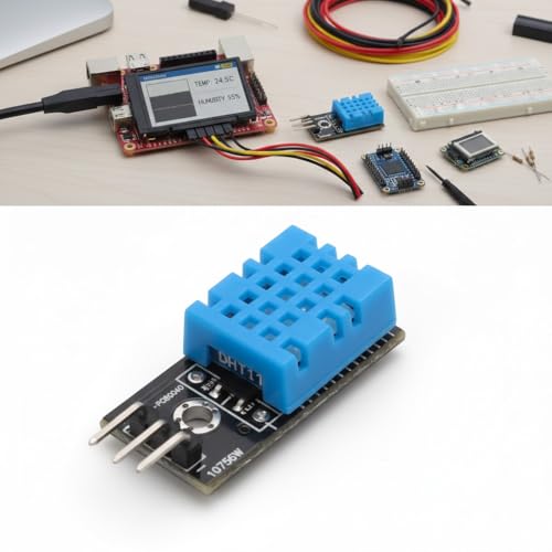 Image of SEN50 DHT11 Digital Relative Humidity and Temperature Sensor Module for Arduno