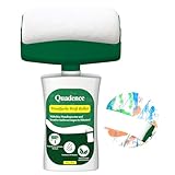 Quadence Wandfarbe Weiß, 500g Touch-Up Farbe gebrauchsfertig mit Roller-Pinsel, wasserbasiert & geruchsarm – Wand-Reparatur-Set für Wände & Decken, entfernt Flecken, Graffiti, Schuhabdrücke