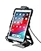 Tablet Mount, CTA Digital Tri-Grip Security Clasp with Quick-Connect Base for 7-13" Tablets/iPad 10.2-Inch (7th Gen.), 12.9-Inch iPad Pro, iPad Mini, iPad Gen. 6, Galaxy Tab S4 10.5?, More