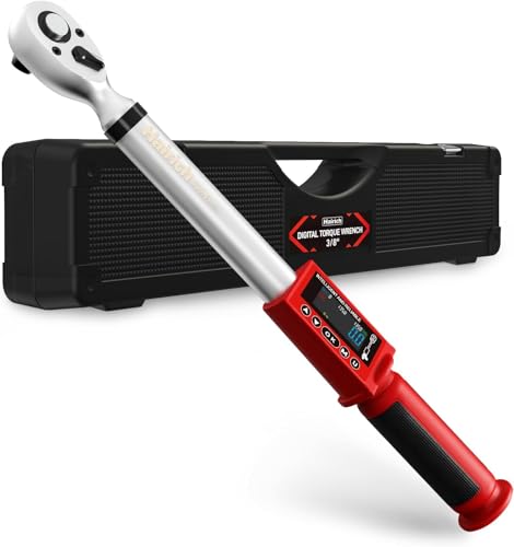 Hairich Upgrade 3/8 Inch Drive Digital Torque Wrench...